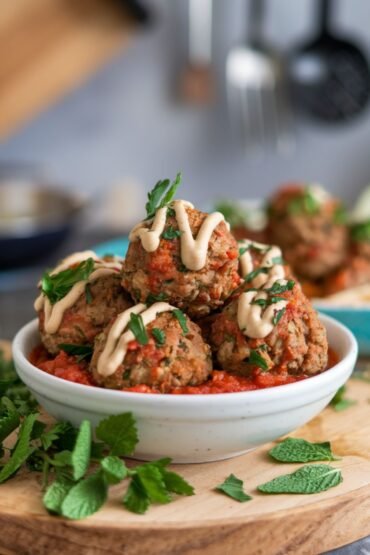 Meatballs with Tahini Sauce