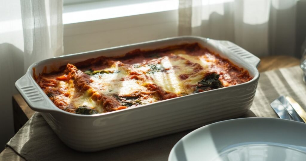 Mushroom and Spinach Lasagna 5