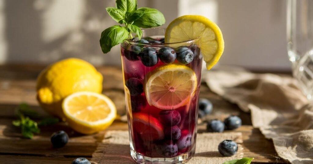 Iced Blueberry Lemonade