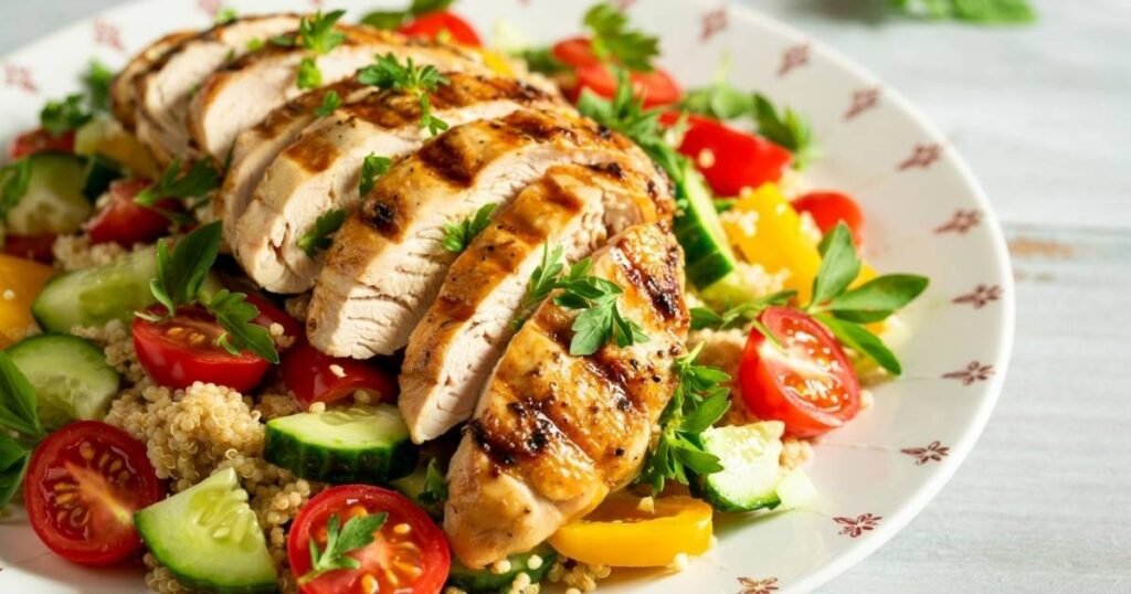 Grilled Chicken and Quinoa Salad
