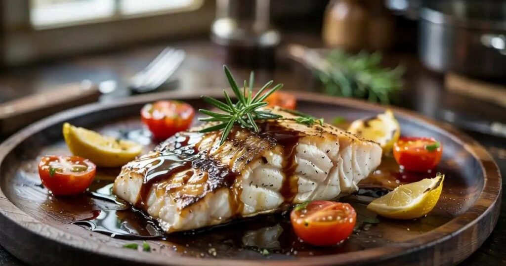Balsamic Glazed Mahi Mahi