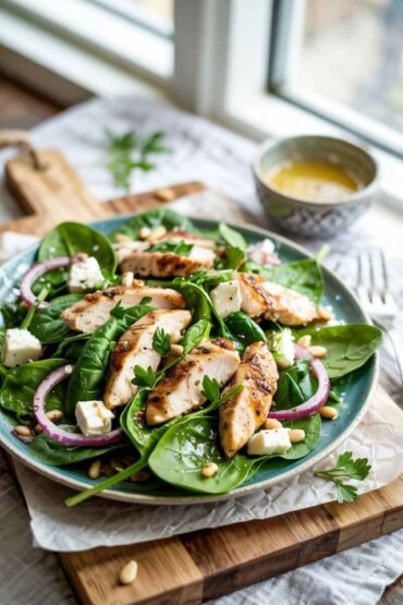 Chicken and Spinach Salad
