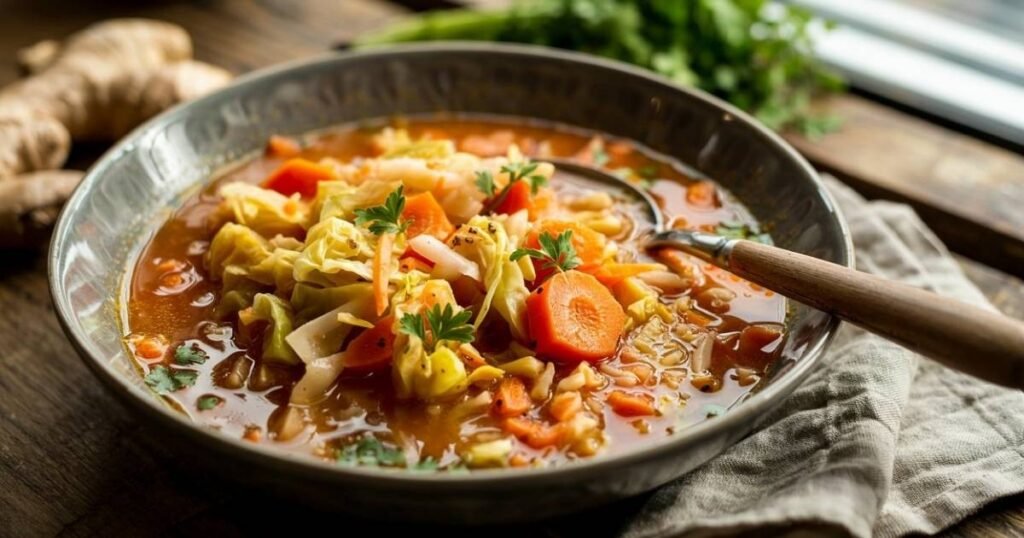 Cabbage and Carrot Soup