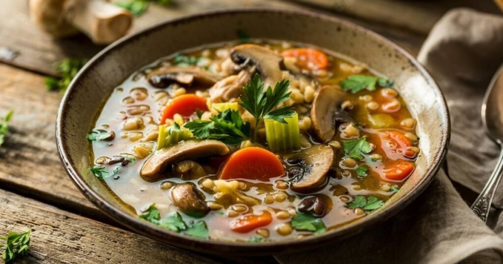Mushroom Barley Soup