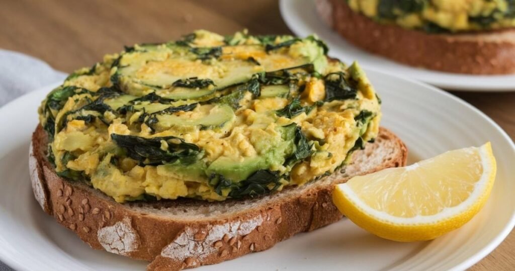 Avocado and Spinach Scramble