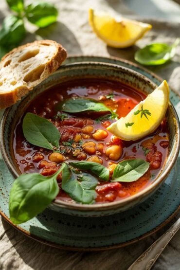 Chickpea and Spinach Soup