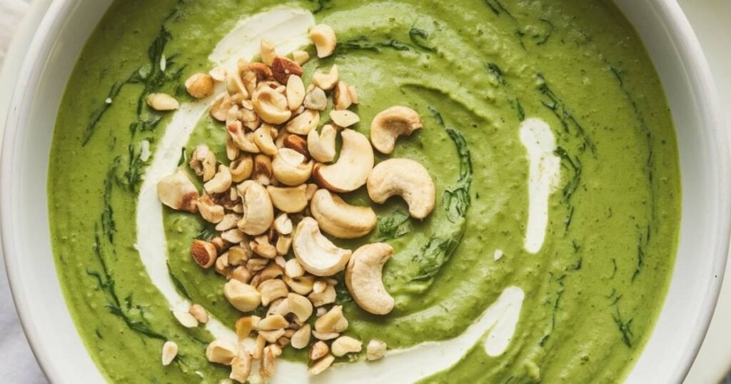 Vegan Creamy Spinach Soup