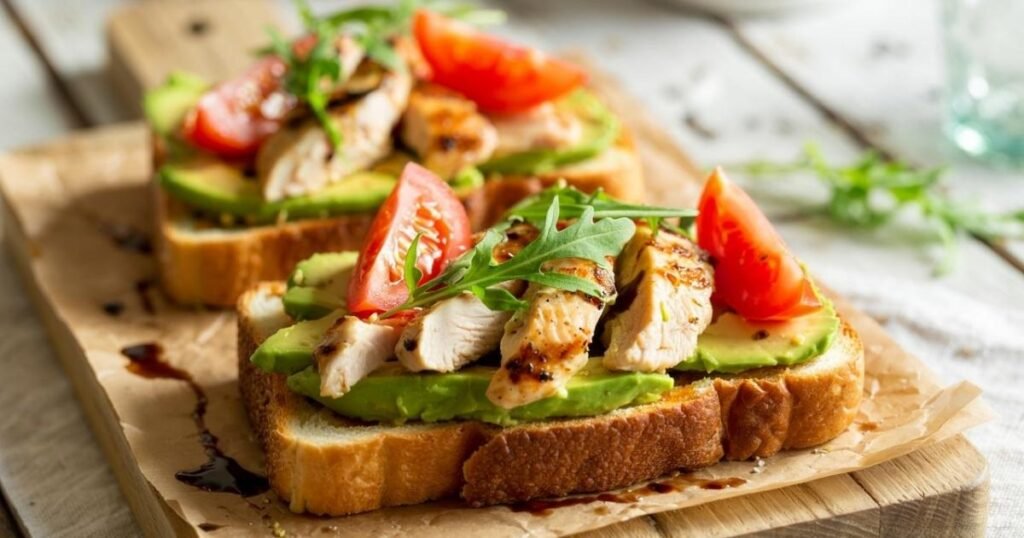Chicken and Avocado Toast