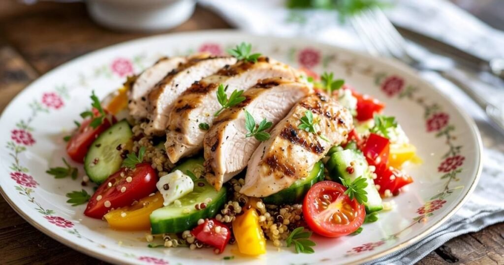Grilled Chicken and Quinoa Salad