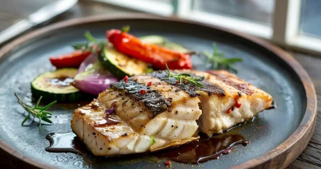 Balsamic Glazed Mahi Mahi