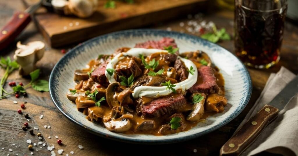 Beef Stroganoff