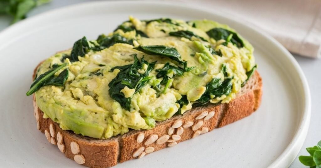 Avocado and Spinach Scramble
