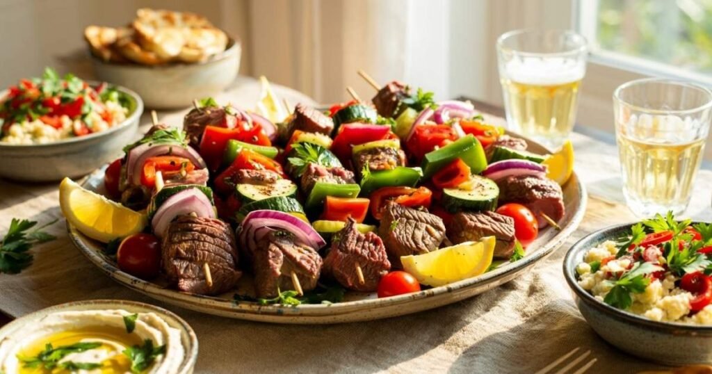 Grilled Beef Kabobs