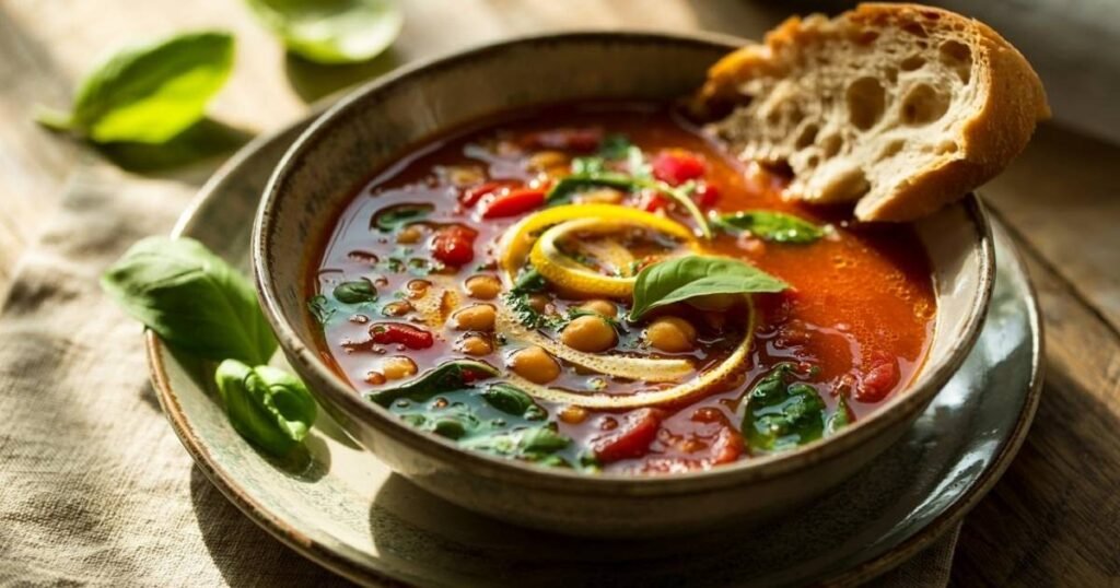 Chickpea and Spinach Soup