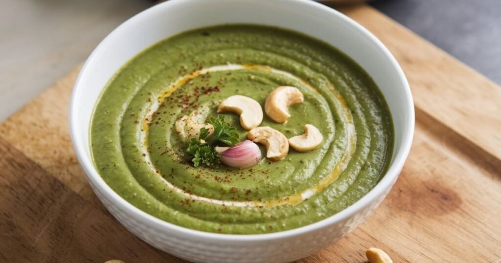 Vegan Creamy Spinach Soup