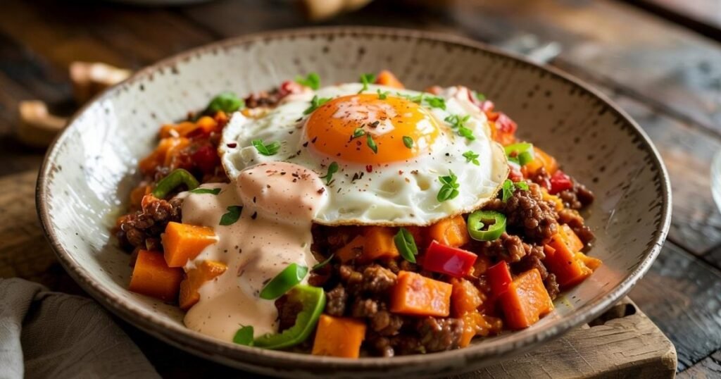 Beef and Sweet Potato Hash