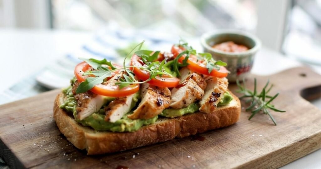 Chicken and Avocado Toast