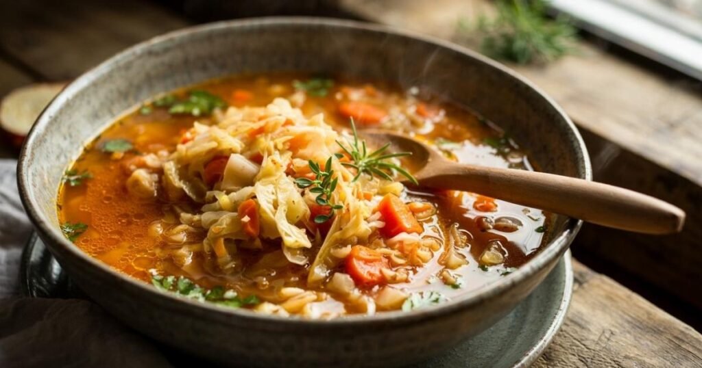 Cabbage and Carrot Soup