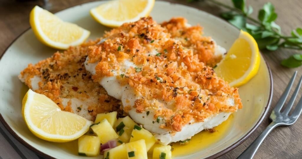 Coconut Crusted Tilapia