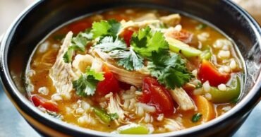 Ginger Garlic Chicken Soup