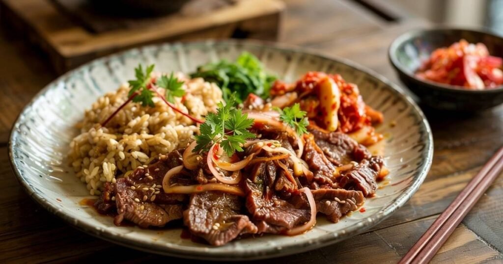 Korean Style Beef Bulgogi