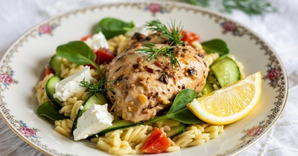 Lemon Chicken Orzo Salad