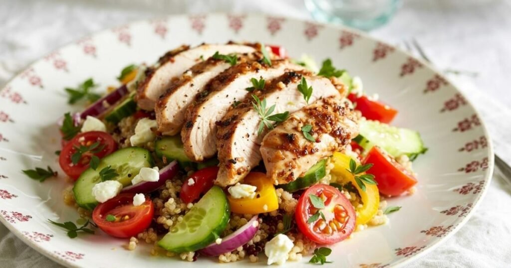 Grilled Chicken and Quinoa Salad