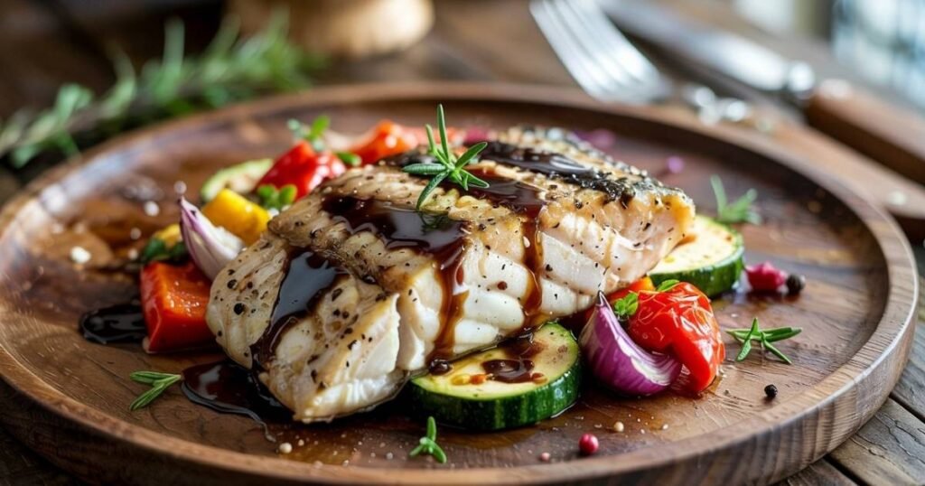 Balsamic Glazed Mahi Mahi