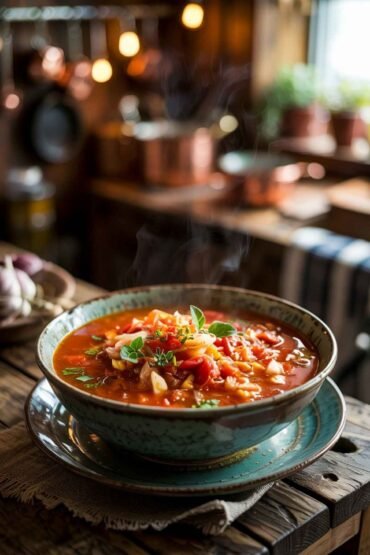 Tangy Tomato Cabbage Soup