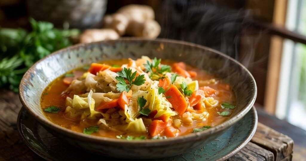 Cabbage and Carrot Soup