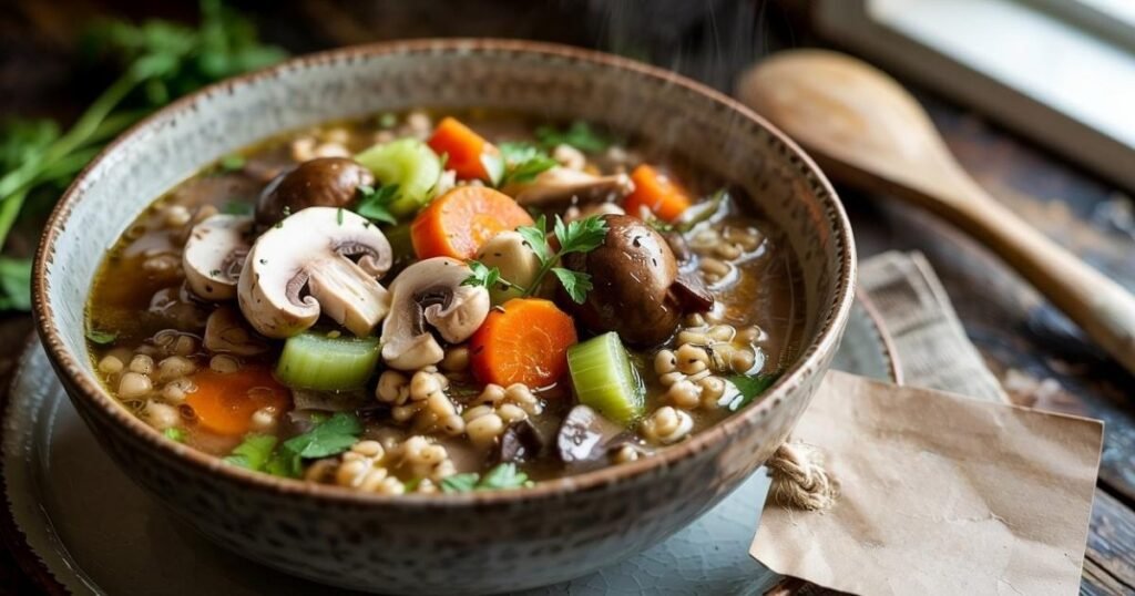 Mushroom Barley Soup