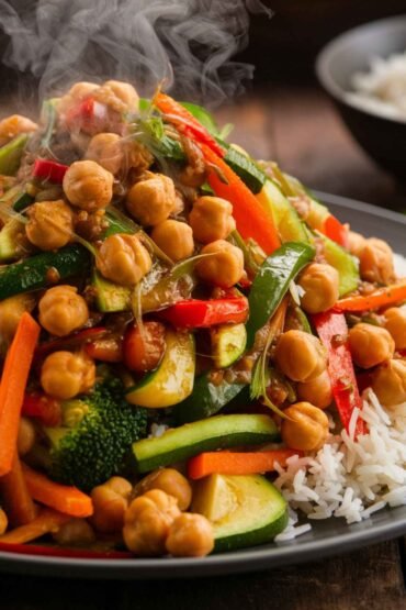 Chickpea and Vegetable Stir Fry
