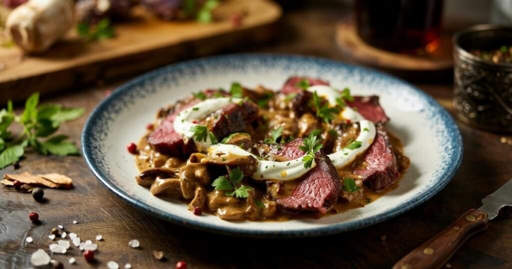 Beef Stroganoff