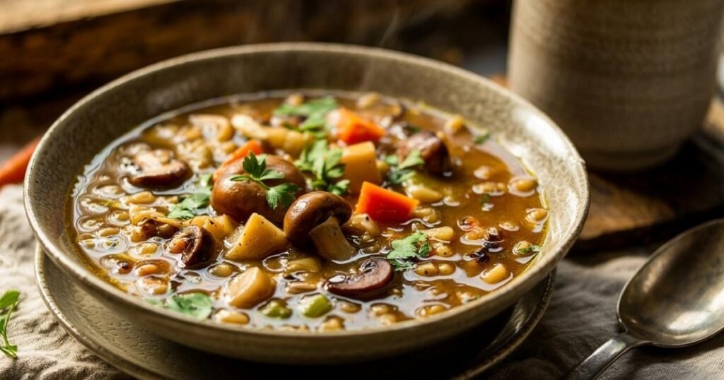 Mushroom Barley Soup