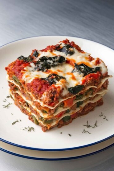 Beef and Vegetable Lasagna