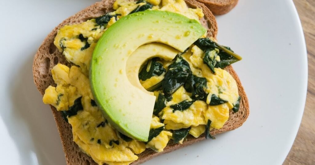 Avocado and Spinach Scramble