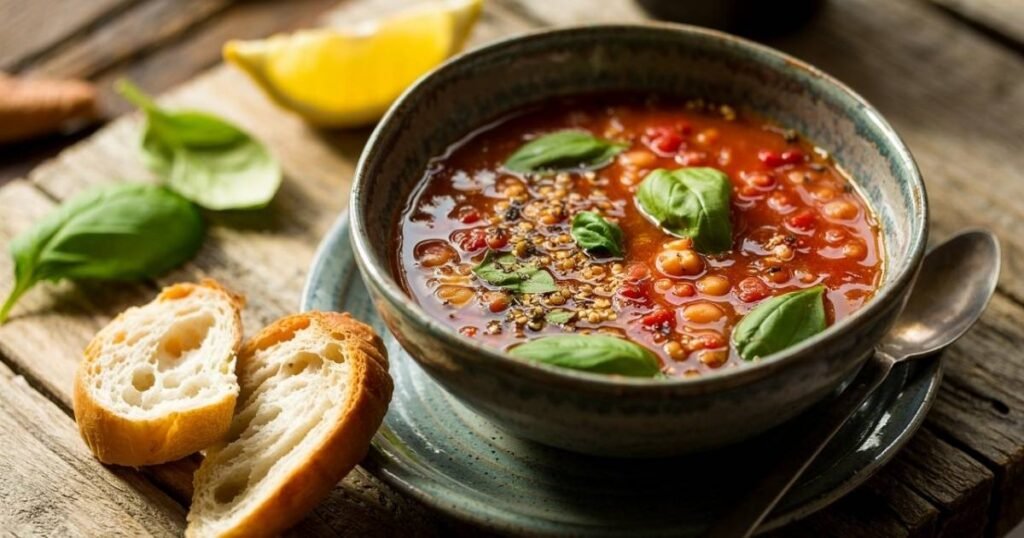 Chickpea and Spinach Soup