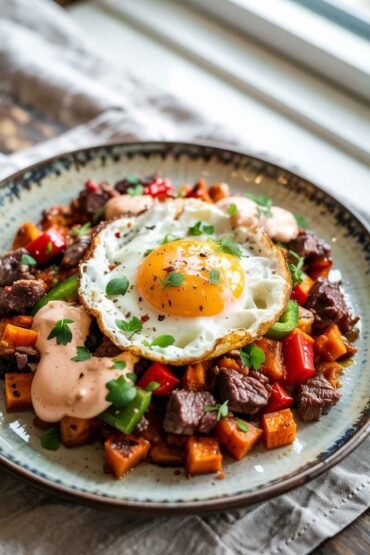 Beef and Sweet Potato Hash