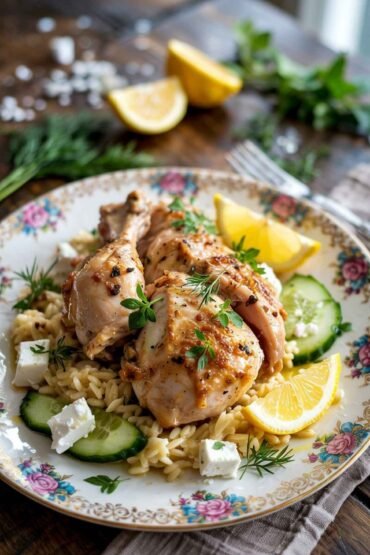 Lemon Chicken Orzo Salad