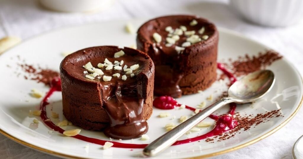 Dark Chocolate Lava Cakes
