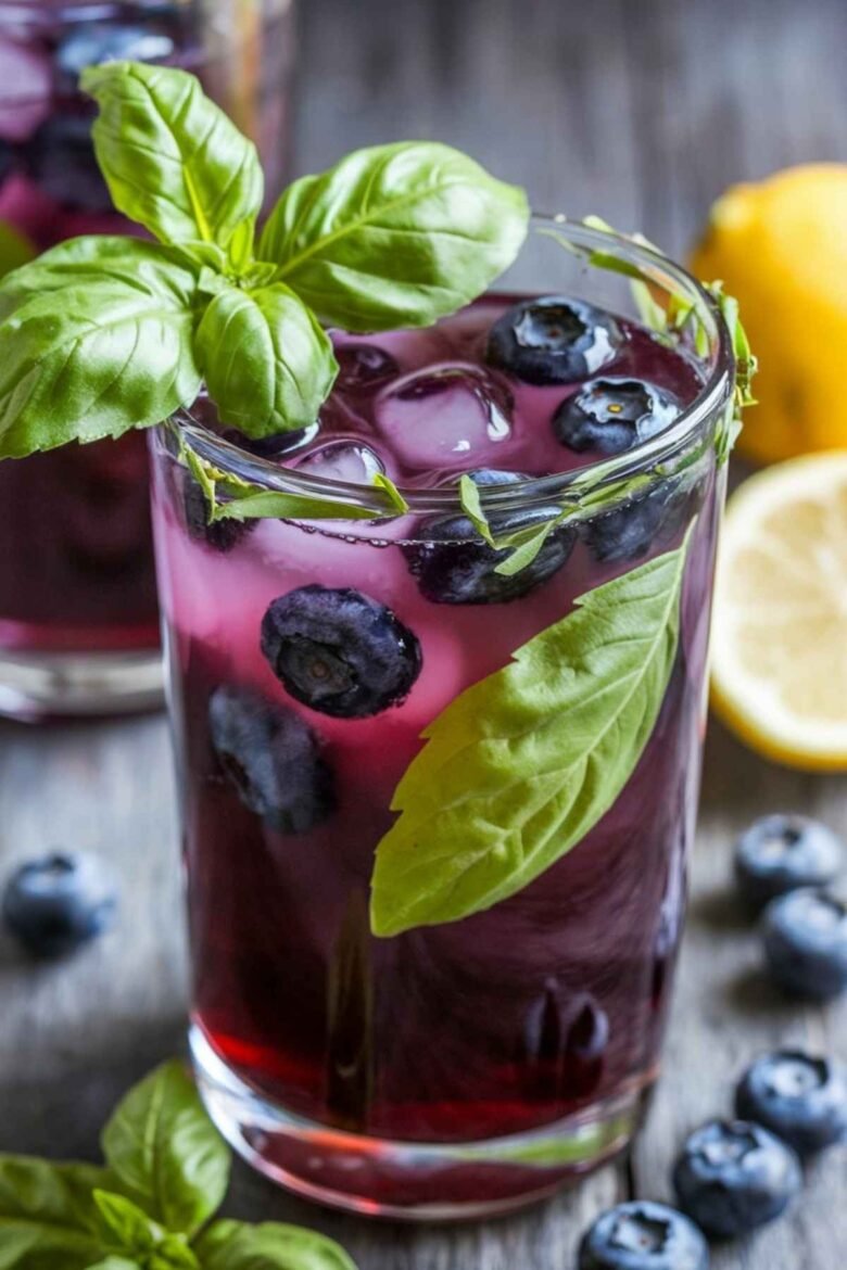 Iced Blueberry Lemonade