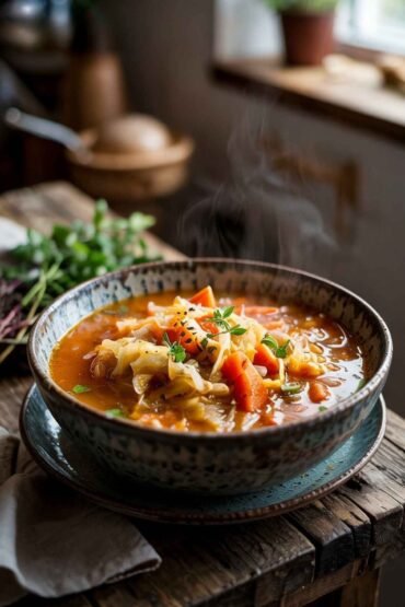 Cabbage and Carrot Soup