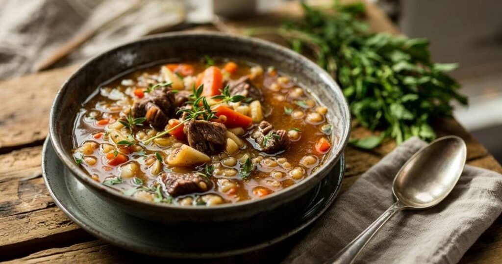 Beef and Barley Soup