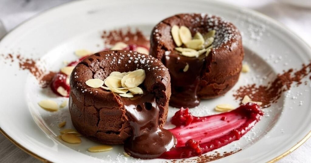 Dark Chocolate Lava Cakes