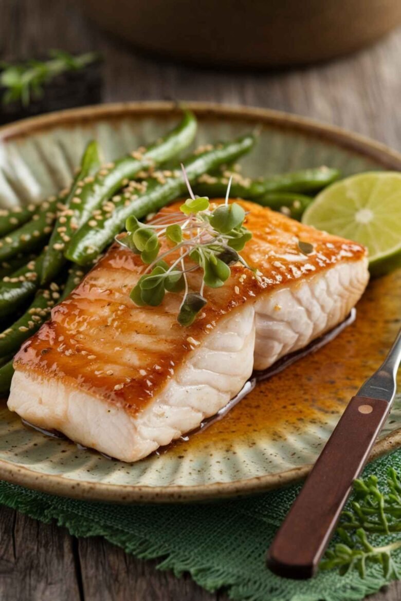 Teriyaki Glazed Halibut