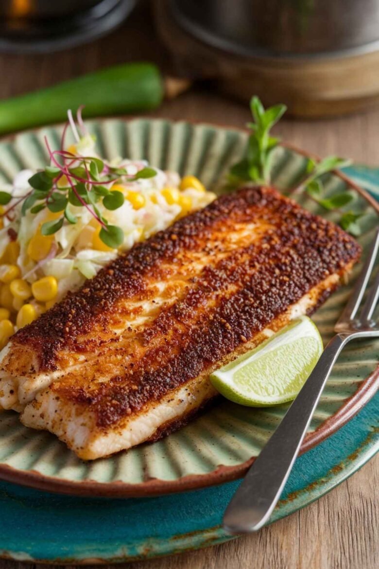 Spicy Blackened Catfish