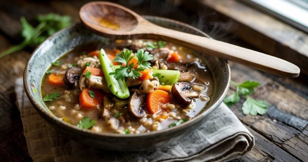Mushroom Barley Soup