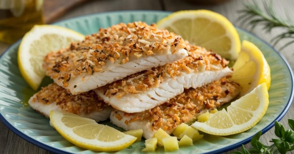 Coconut Crusted Tilapia