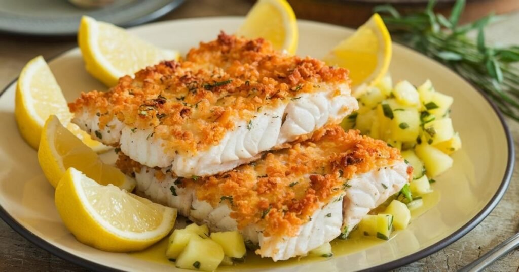 Coconut Crusted Tilapia